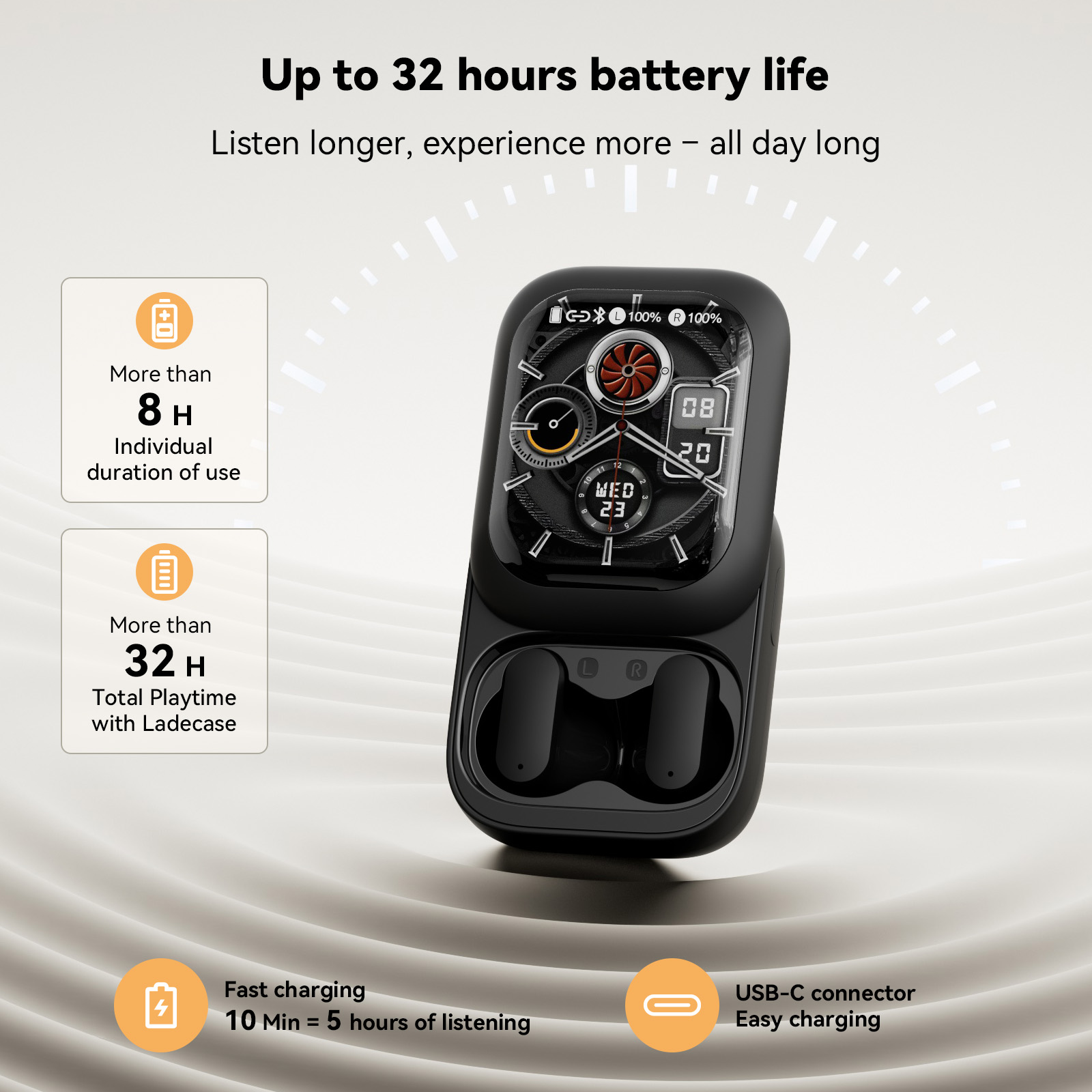 Wireless Earbuds Tws - Écouteurs sans fil Bluetooth ZNP N04,