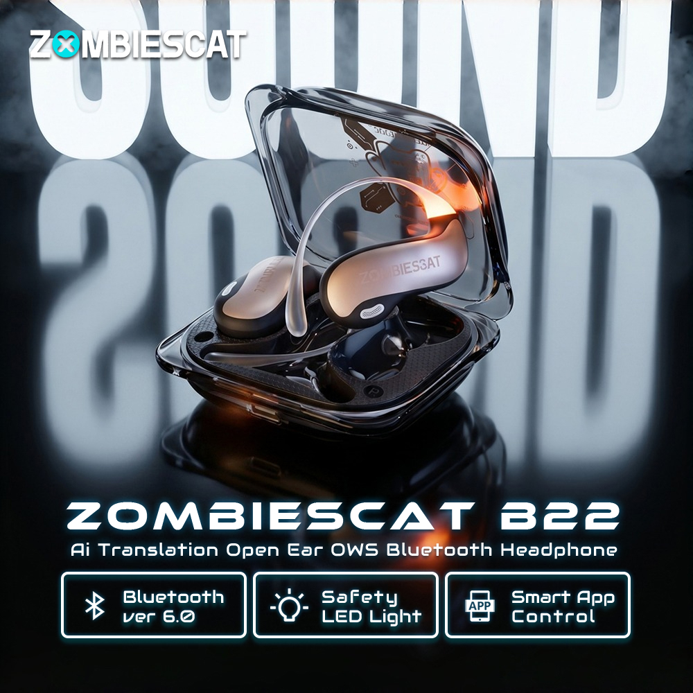 Sports Earphone Hook - Écouteurs Bluetooth 6.0 Zombi Cat B22
