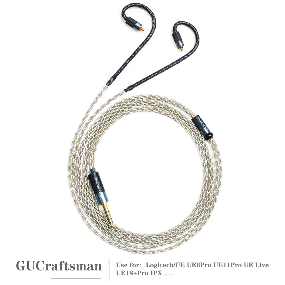 Câble IEM IPX argent monocrist - In Ear Monitor Iem avis et prix