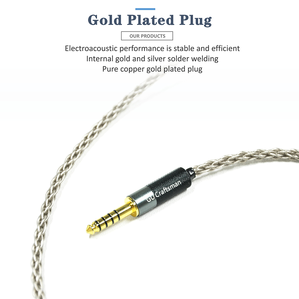 Câble IEM IPX argent monocrist - In Ear Monitor Iem avis et prix