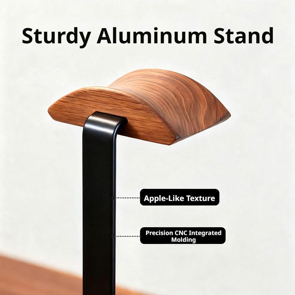 Support pour casque en noyer,  - Headphone Stand Desk avis et prix