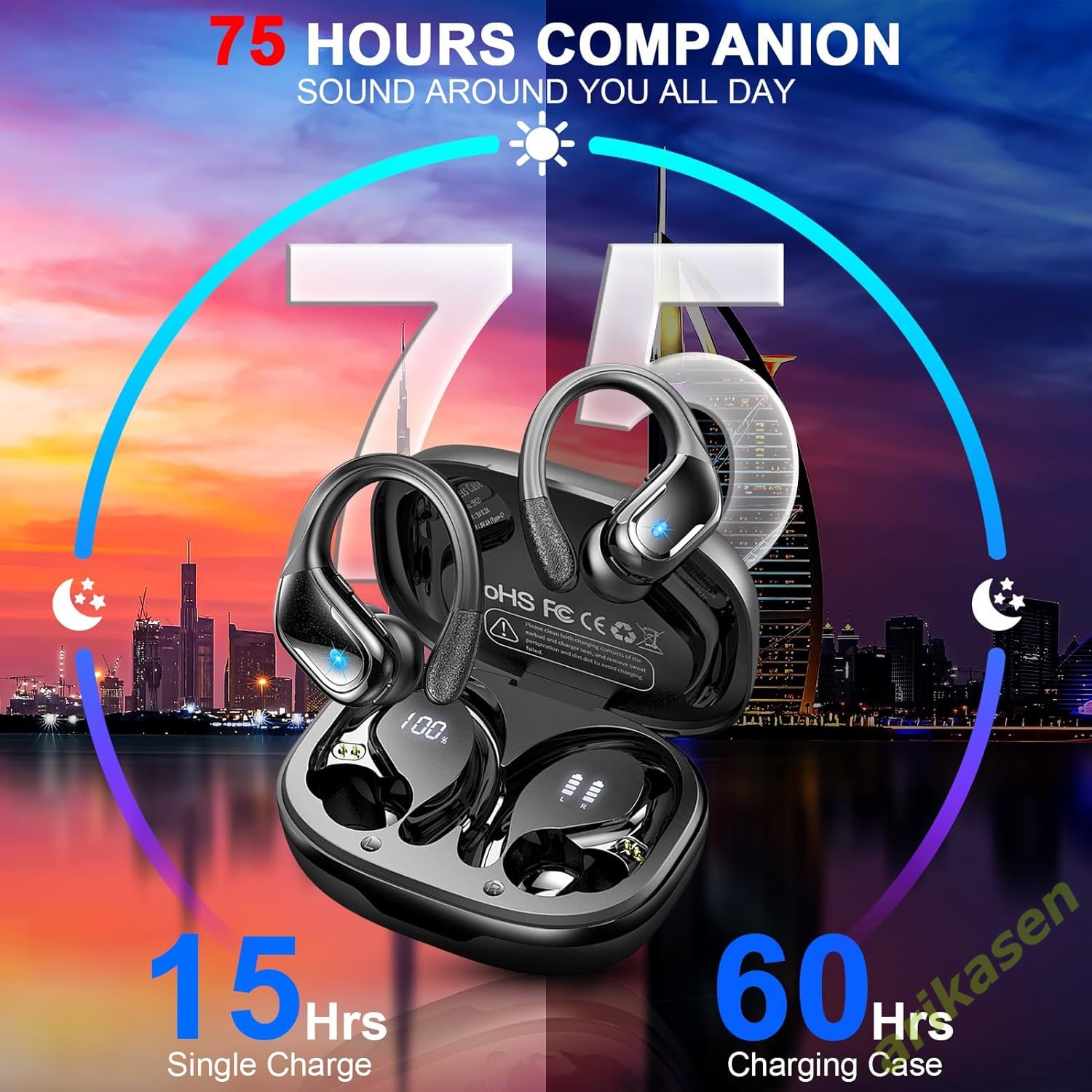 Écouteurs sans fil étanches IP - Sports Earphone Hook avis et prix
